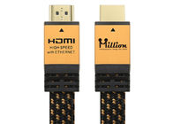 Πλεγμένο αλόγονο Sleeving προστατευτικών καλυμμάτων καλωδίων βαμβάκι ελεύθερο για τα καλώδια HDMI