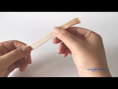 Περιβαλλοντικά φιλικό πλεγμένο ηλεκτρικό μανίκι 0,25 mm / 0,2 mm PET μονοκύκλωμα