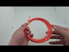 Ο προστάτης καλωδίων μανικιών καλωδίων βαμβακιού νημάτων υψηλής πυκνότητας PP μειώνει το βάρος