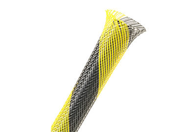 Αγορά μήκος μαύρο πλεγμένο Flexo Sleeving, ζωηρόχρωμο αλεξίπυρο καλώδιο Sleeving 30ft σε απευθείας σύνδεση κατασκευή