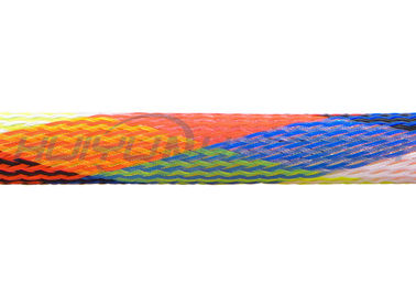 Αγορά 6mm μονώνουν την εκτάσιμη πλεγμένη Sleeving ισχυρή αντίσταση διάβρωσης της PET σε απευθείας σύνδεση κατασκευή