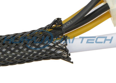 Αγορά Η πυρίμαχη PET εκτάσιμο πλεγμένο Sleeving για την προστασία μανικών καλωδίων σε απευθείας σύνδεση κατασκευή