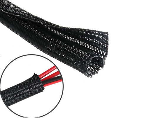 Αγορά VW-1 πλεγμένο περικάλυμμα Sleeving καλωδίων ευφλέκτου η PET σε απευθείας σύνδεση κατασκευή