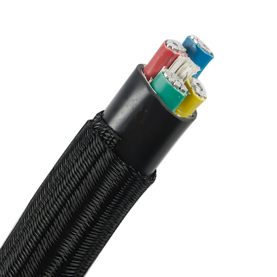 Αγορά 6mm50mm PET διάσπαση τυλίγματος μανικιών καλωδίων κλεισίματος που πλέκεται μόνη για την προστασία σε απευθείας σύνδεση κατασκευή