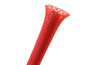 Η εύκαμπτη σφιχτή PET εκτάσιμο πλεγμένο Sleeving φιλικό προς το περιβάλλον