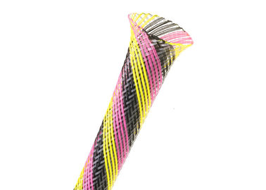 Εκτάσιμη πλεγμένη Sleeving καλωδίων Snakeskin πυρίμαχη προστασία κλονισμού της PET