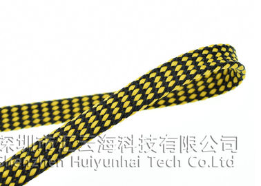 Πλεγμένο αλόγονο Sleeving προστατευτικών καλυμμάτων καλωδίων βαμβάκι ελεύθερο για τον ήχο Snakeskin