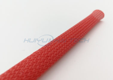Μέγεθος μαύρο ηλεκτρικό πλεγμένο Sleeving συνήθειας με τη μακράς διαρκείας σταθερότητα