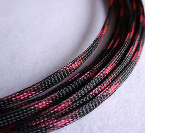 Υψηλή απόδειξη ηλεκτρικό πλεγμένο Sleeving φλογών για την αυτοκίνητη προστασία καλωδίων