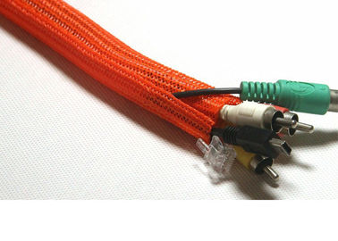 Monofilament μόνη διασπασμένη πλεγμένη προσαρμοσμένη Sleeving εκτύπωση τυλίγματος για τη διαχείριση καλωδίων
