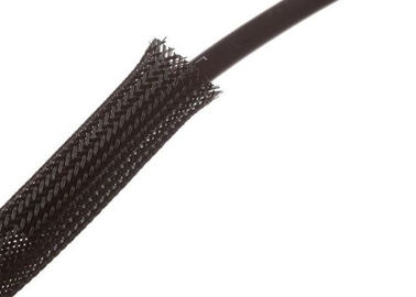 Ηλεκτρικό περικάλυμμα της Pet γύρω από πλεγμένο Sleeving, πυρκαγιά μανικιών προστασίας καλωδίων - καθυστερών