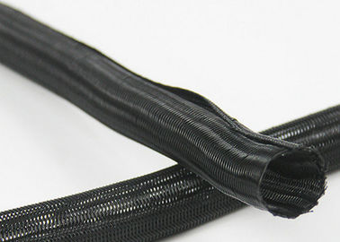 Μόνο τύλιγμα διασπασμένο πλεγμένο Sleeving 5mm λουριών καλωδίων δευτερεύουσα είσοδος ανθεκτική στα οξέα