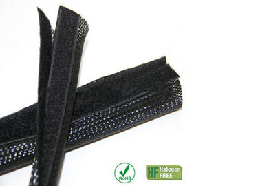 Συγκολλητικό ηλεκτρικό μανίκι 30mm καλωδίων Velcro μόνωσης φλόγα - χρώμα συνήθειας καθυστερούντω