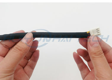 Μόνο τύλιγμα διασπασμένο πλεγμένο Sleeving της PET για τη διαχείριση καλωδίων/λουριών καλωδίων