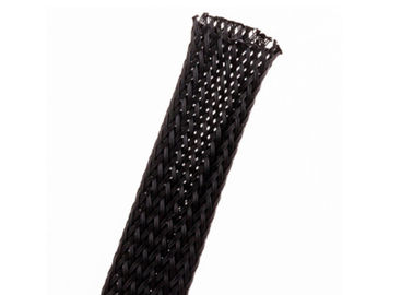 Αντι - εκτάσιμο πλεγμένο υλικό Sleeving PET καλωδίων Corrision φιλικό προς το περιβάλλον
