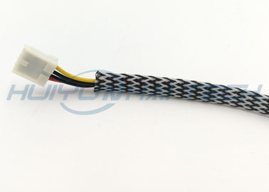 Ένδυση - ανθεκτικό πολυ λουρί γραμμών PC Sleeving καλωδίων χρώματος εκτάσιμο πλεγμένο
