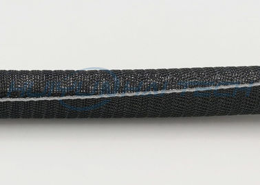 Καθαρή διασπασμένη πλεγμένη Sleeving της PET ισχυρή μαύρη μόνη καλή ευελιξία τυλίγματος