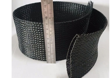Ανθεκτικό ηλεκτρικό πλεγμένο υλικό Sleeving PET γδαρσίματος για την προστασία καλωδίων
