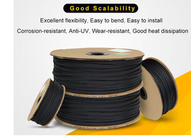 Ένδυση - ανθεκτική εκτάσιμη πλεγμένη Sleeving υψηλή πυκνότητα της PET για την προστασία καλωδίων