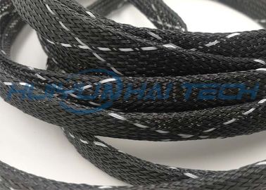 Ύφασμα ανθεκτικό στη θερμότητα πλεγμένο Sleeving τζιν για τη βιομηχανική προστασία μανικών/σωλήνων
