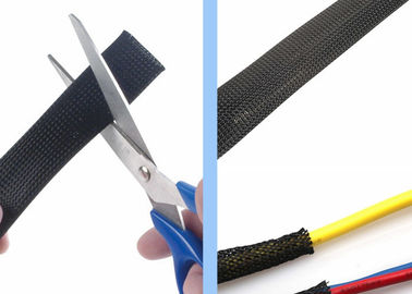 Εκτάσιμο καλώδιο Sleeving, συνήθεια προστασίας κάλυψης καλωδίων καλωδίων αργαλειών πλεγμένων καλωδίων