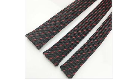 ROHS UL υποχωρητικό ηλεκτρικό πλεγμένο Sleeving για την αυτοκίνητη κάλυψη καλωδίων καλωδίων