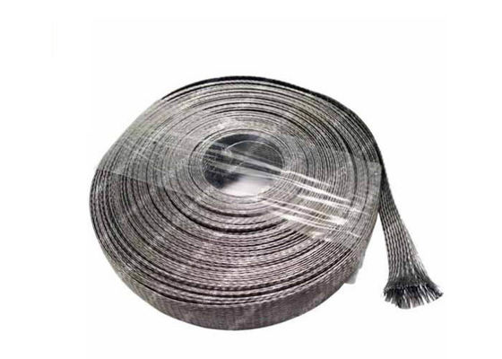 Επιμεταλλωμένο εκτάσιμο πλεγμένο μανίκι Mylar SUS304