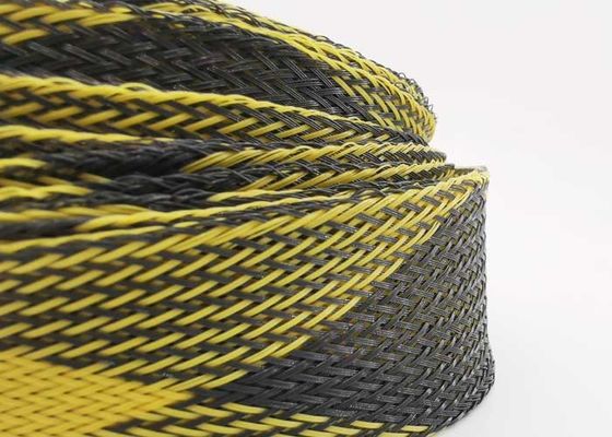 Προσαρμοσμένο εκτάσιμο μανίκι 3.0mm 15.0mm πλεγμένων καλωδίων της PET ηλεκτρικό