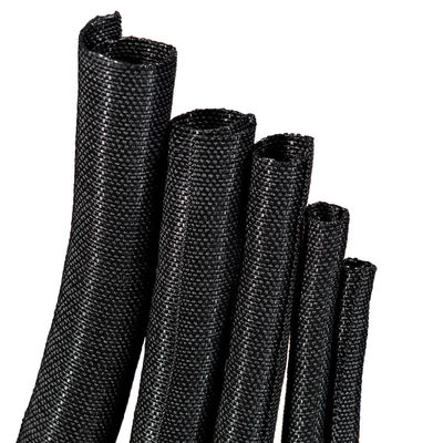 Dustproof μόνο τύλιγμα διασπασμένο πλεγμένο Sleeving για το λουρί καλωδίων