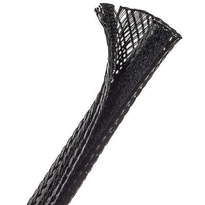VW 1 ζωηρόχρωμα Multifilament πλεγμένα μανίκια αντίστασης γδαρσίματος μανικιών καλωδίων Velcro