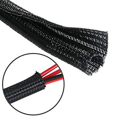 Νάυλον Velcro καλωδίων μανικιών κάλυψη πλεγμένων καλωδίων γάντζων και βρόχων εύκαμπτη