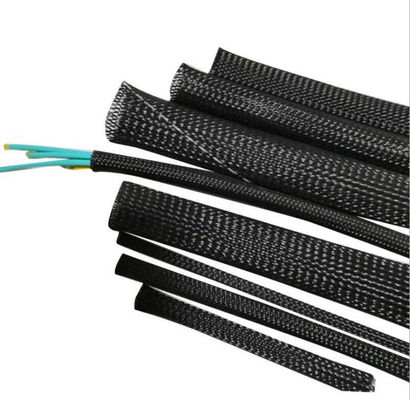 Εκτάσιμη πλεγμένη Sleeving αλόγονου ελεύθερη προστασία λουριών καλωδίων της PET