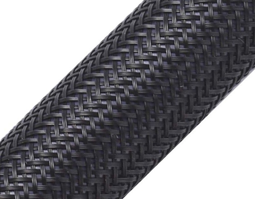 Εκτάσιμο πλεγμένο καλώδιο Sleeving Flexo Pet μανικών πολυεστέρα αυτοκίνητο